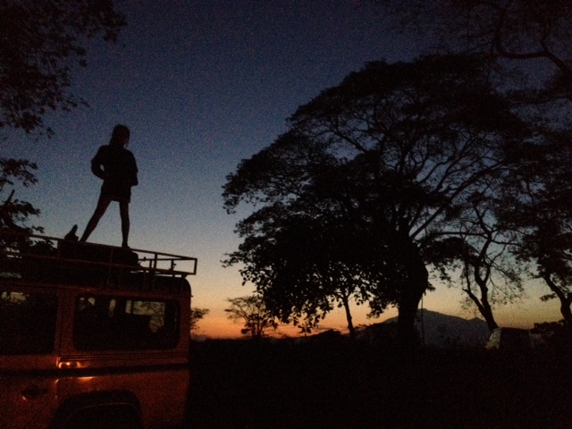 Ida op de LR voor Mt Meru